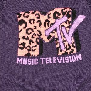 Purple MTV knit